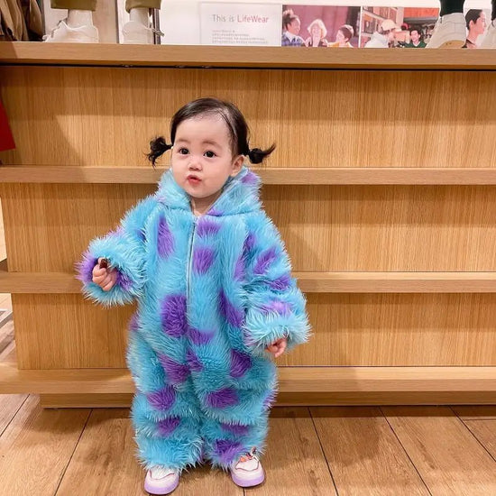 Cute Animal Baby Jumpsuit With Hooded Zipper - The Stargroup Stores