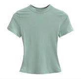 Solid Color Basic Style T-shirt - The Stargroup Stores