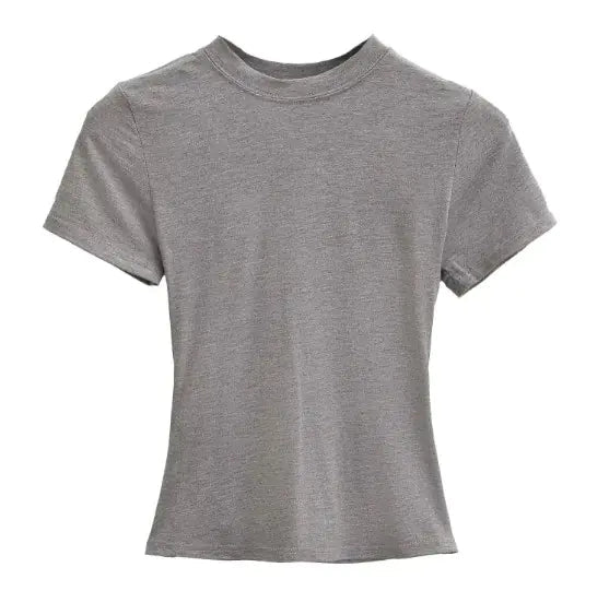 Solid Color Basic Style T-shirt - The Stargroup Stores