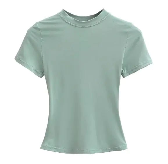Solid Color Basic Style T-shirt - The Stargroup Stores