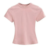 Solid Color Basic Style T-shirt - The Stargroup Stores